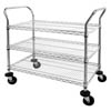 Chrome Wire Shelf Cart - 38